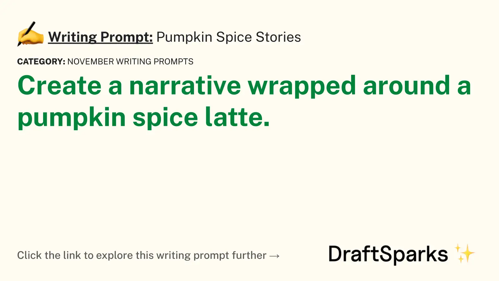 Pumpkin Spice Stories