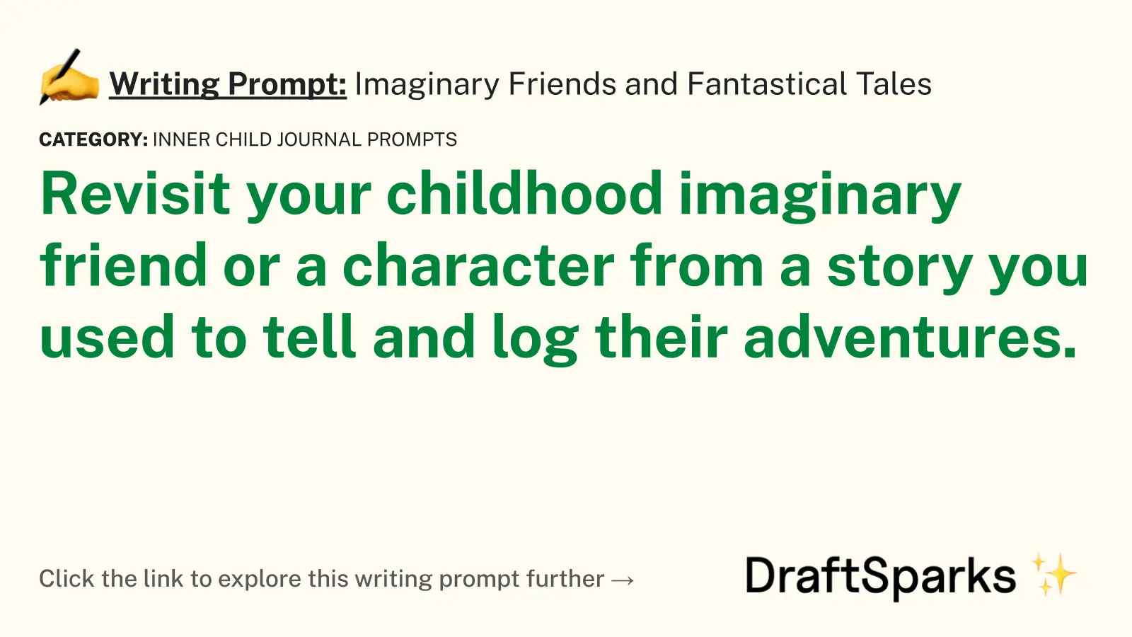 Imaginary Friends and Fantastical Tales