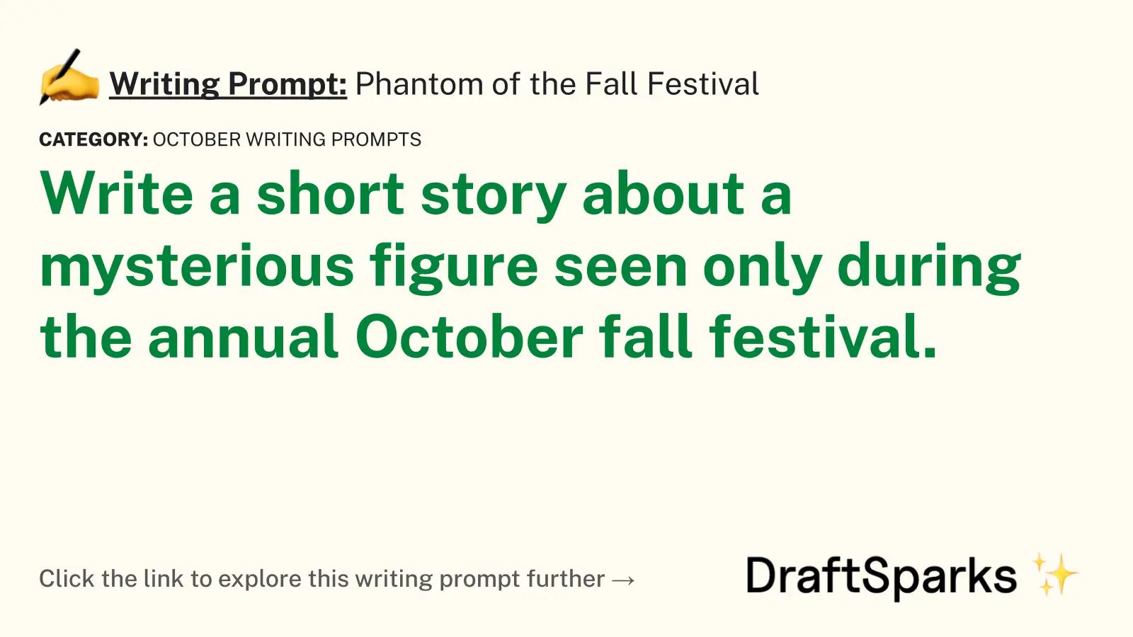 Phantom of the Fall Festival
