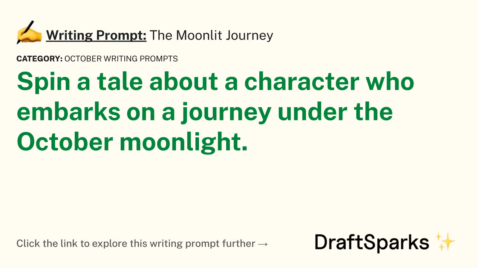 The Moonlit Journey