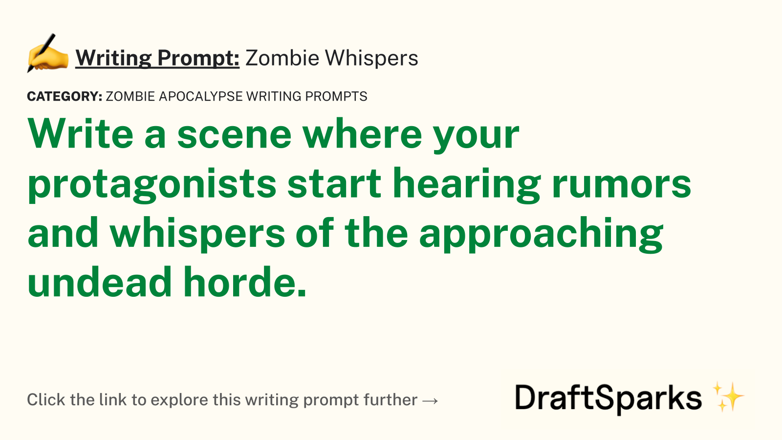Zombie Whispers