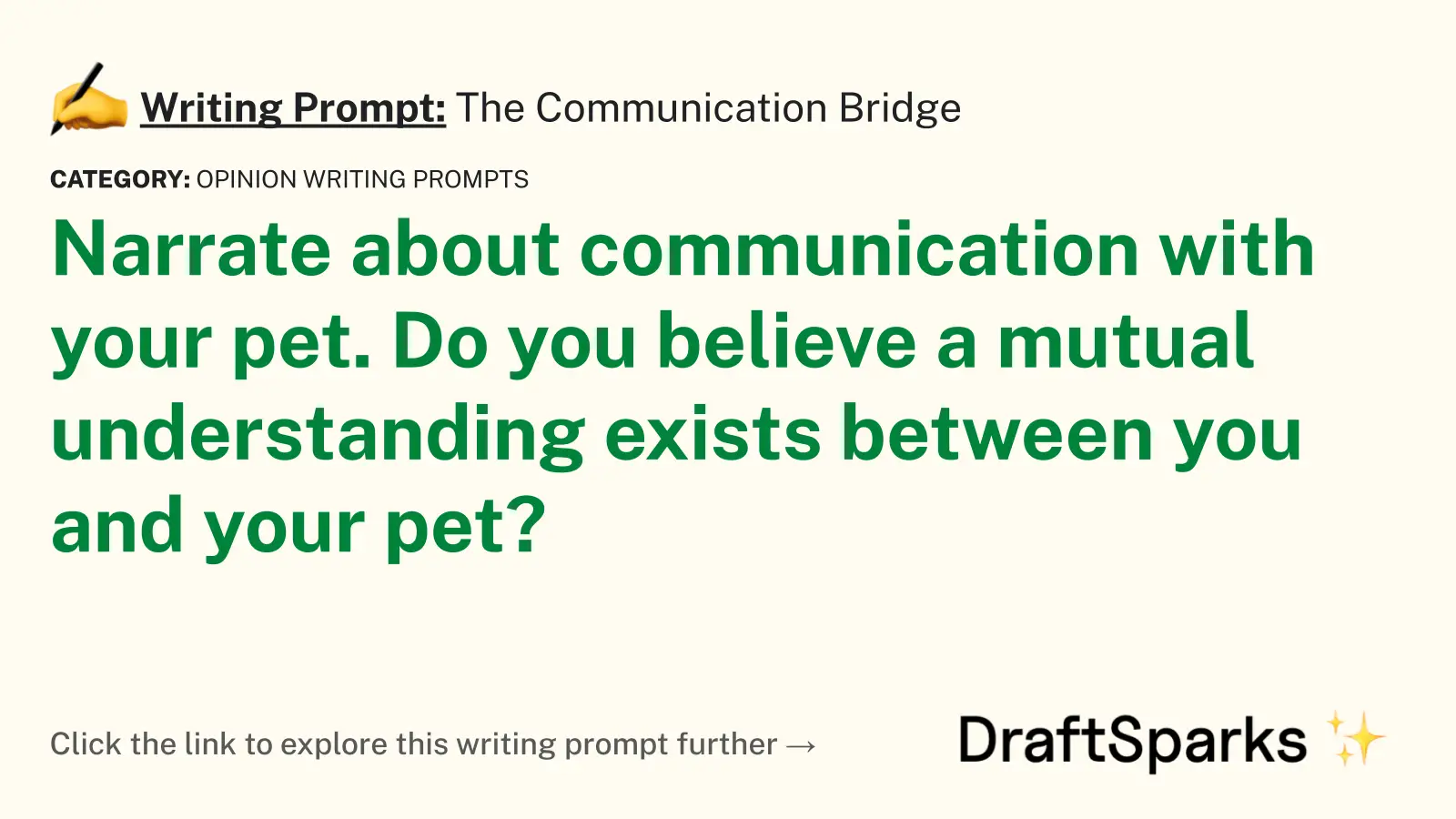 The Communication Bridge