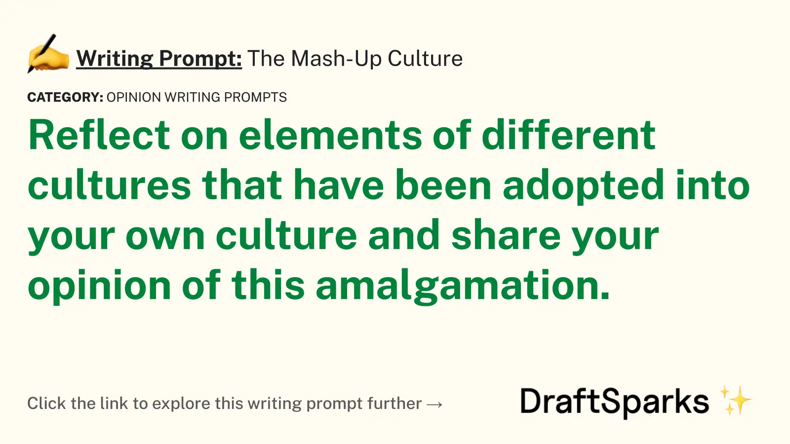 The Mash-Up Culture