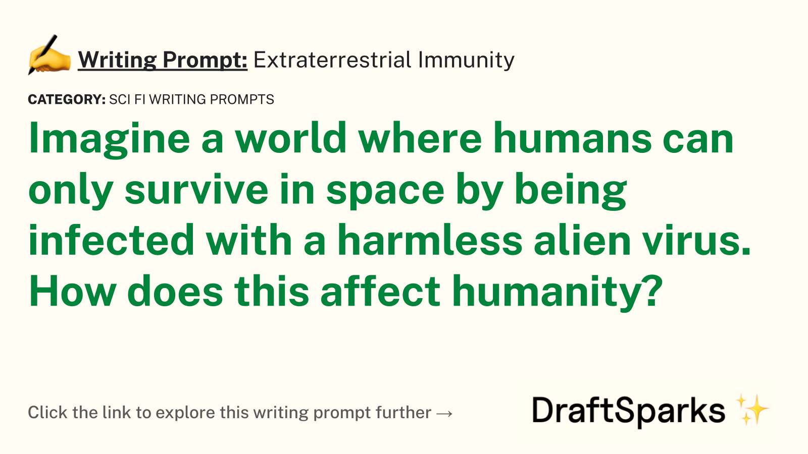 Extraterrestrial Immunity