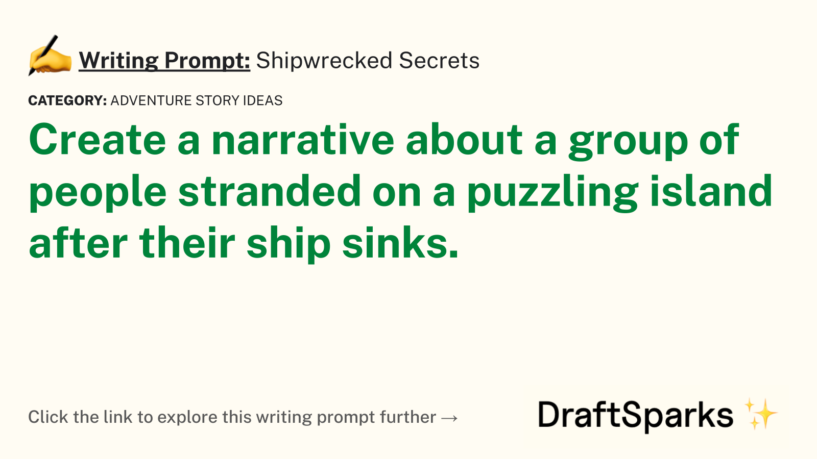 Shipwrecked Secrets