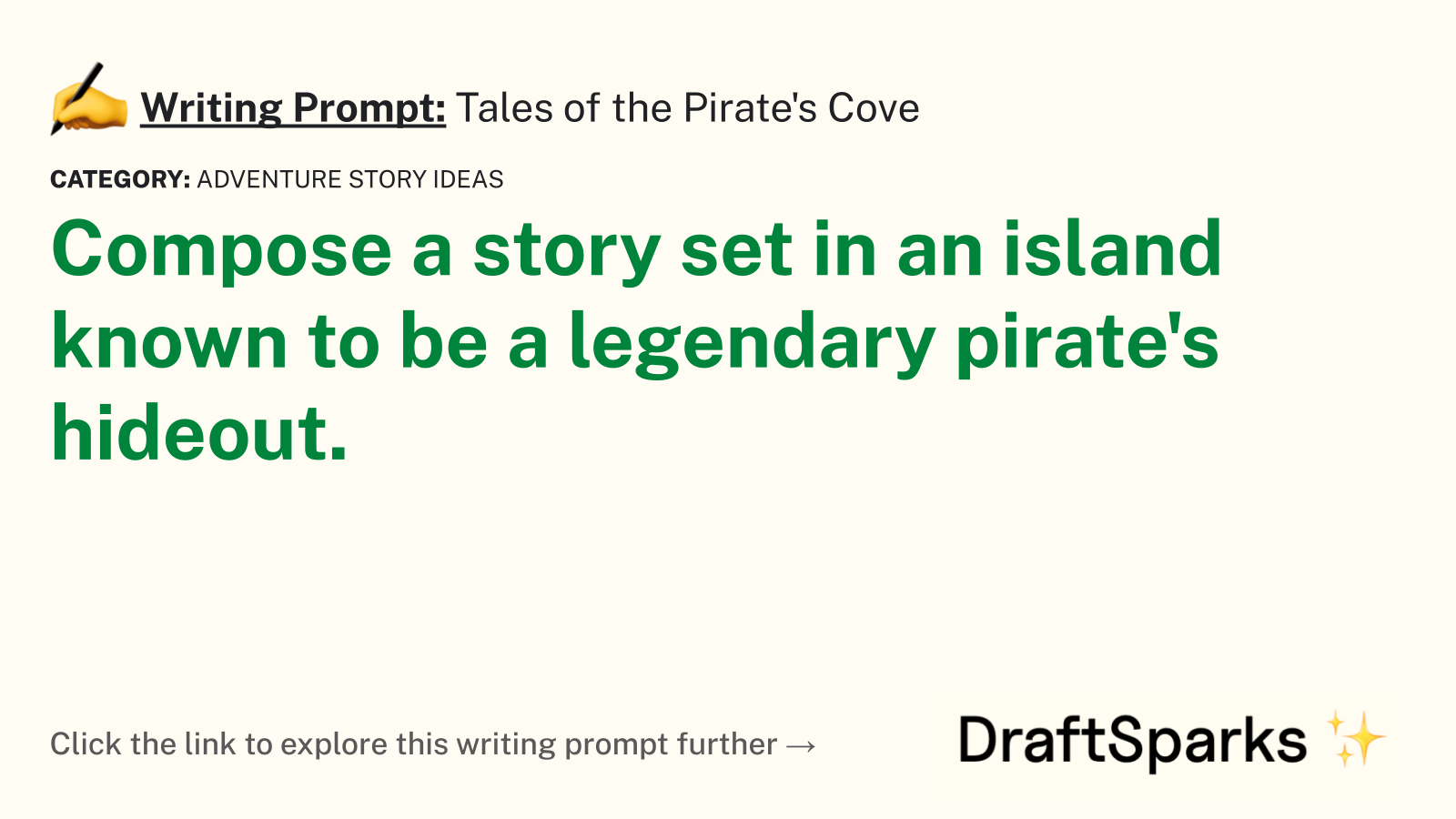 Tales of the Pirate’s Cove