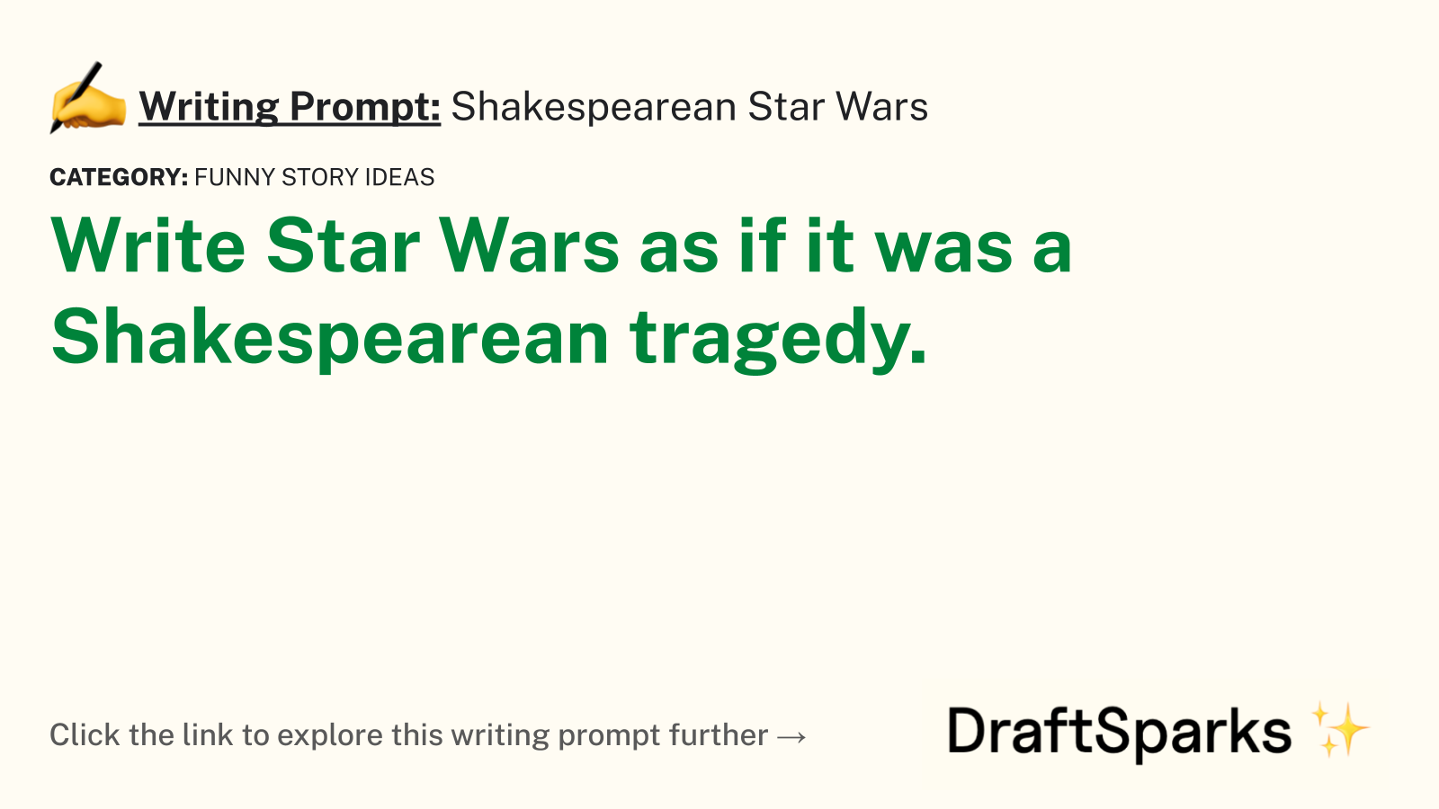 Shakespearean Star Wars