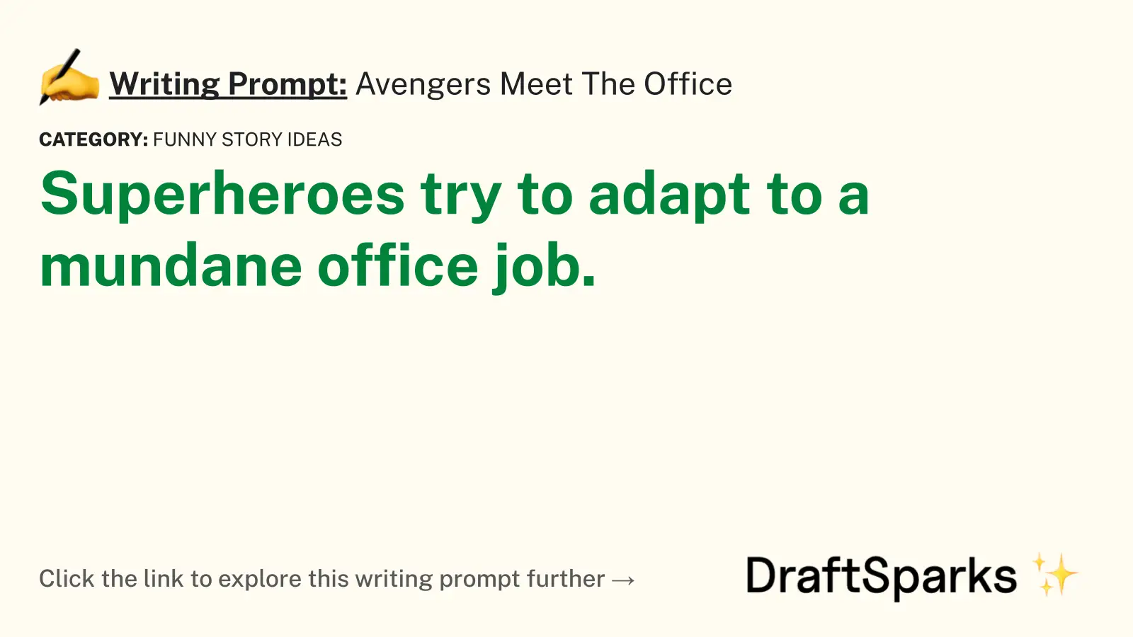 Avengers Meet The Office