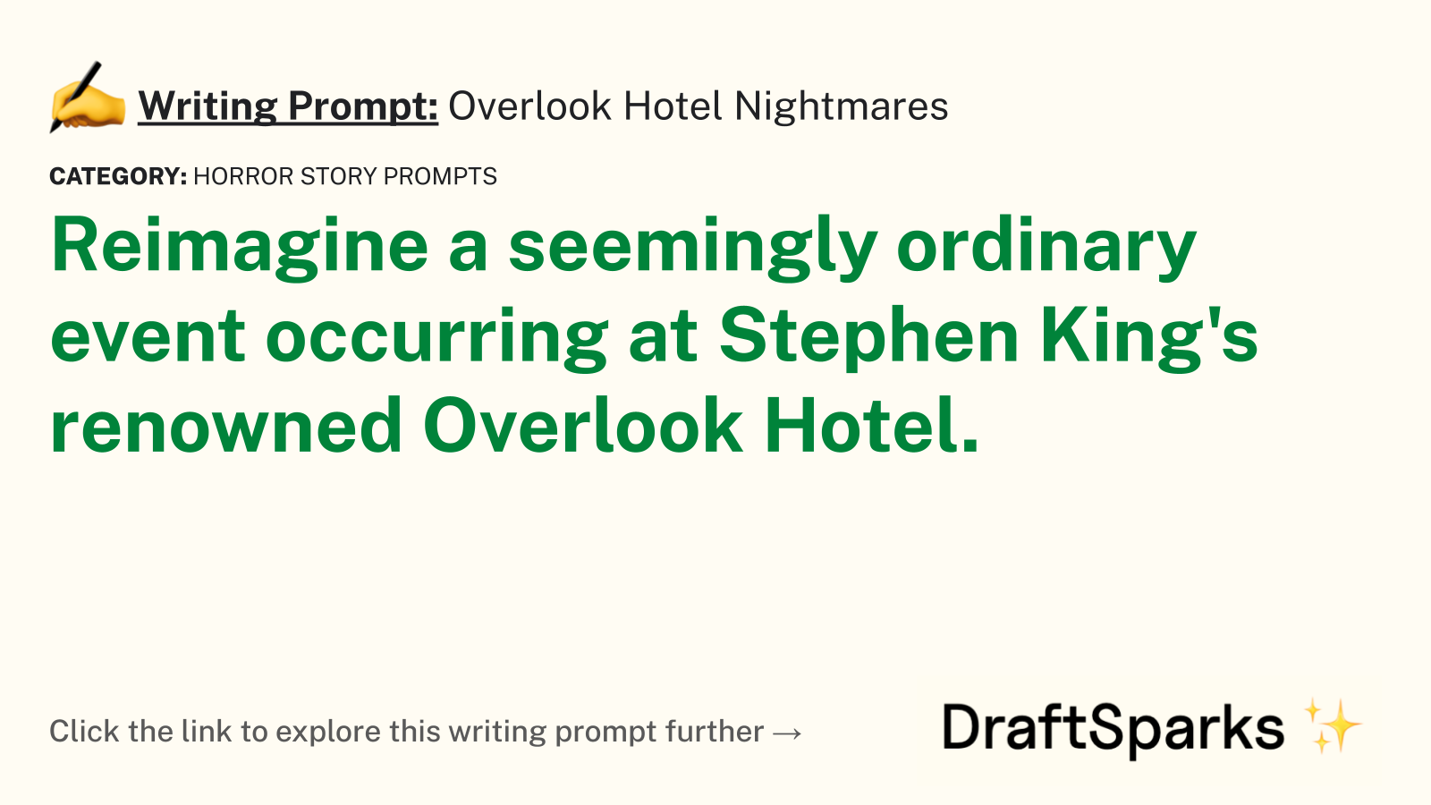 Overlook Hotel Nightmares