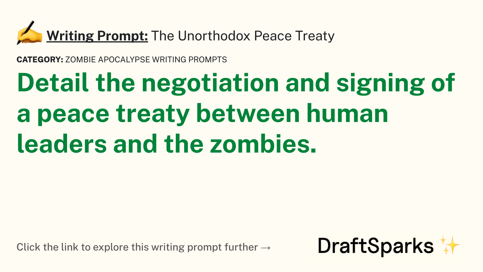 The Unorthodox Peace Treaty