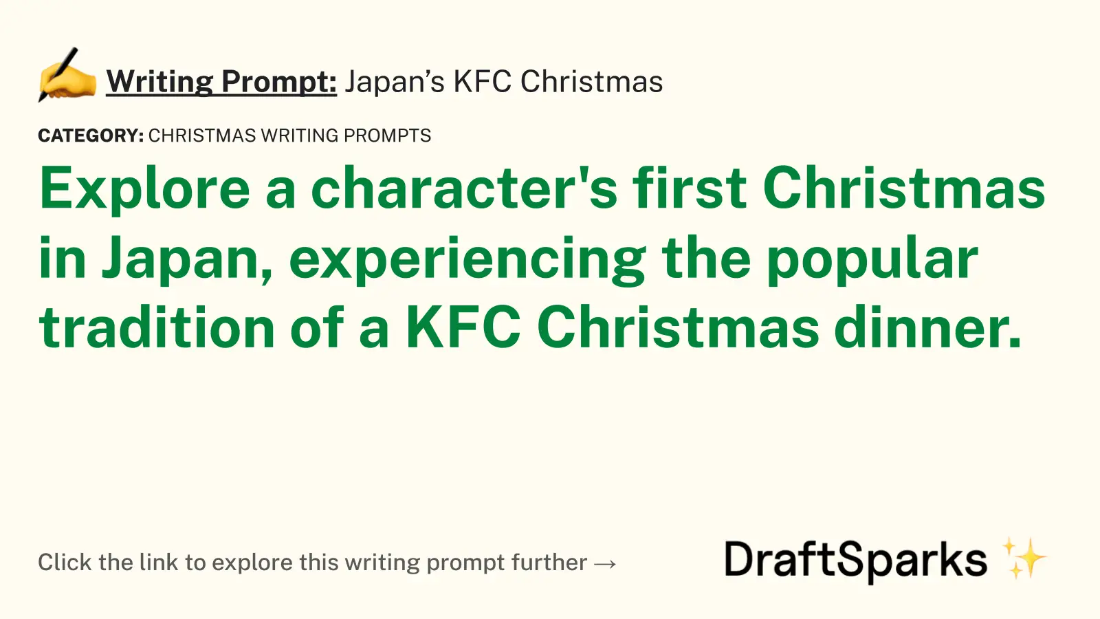 Japan’s KFC Christmas