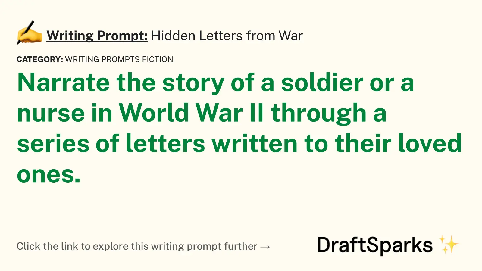 Hidden Letters from War