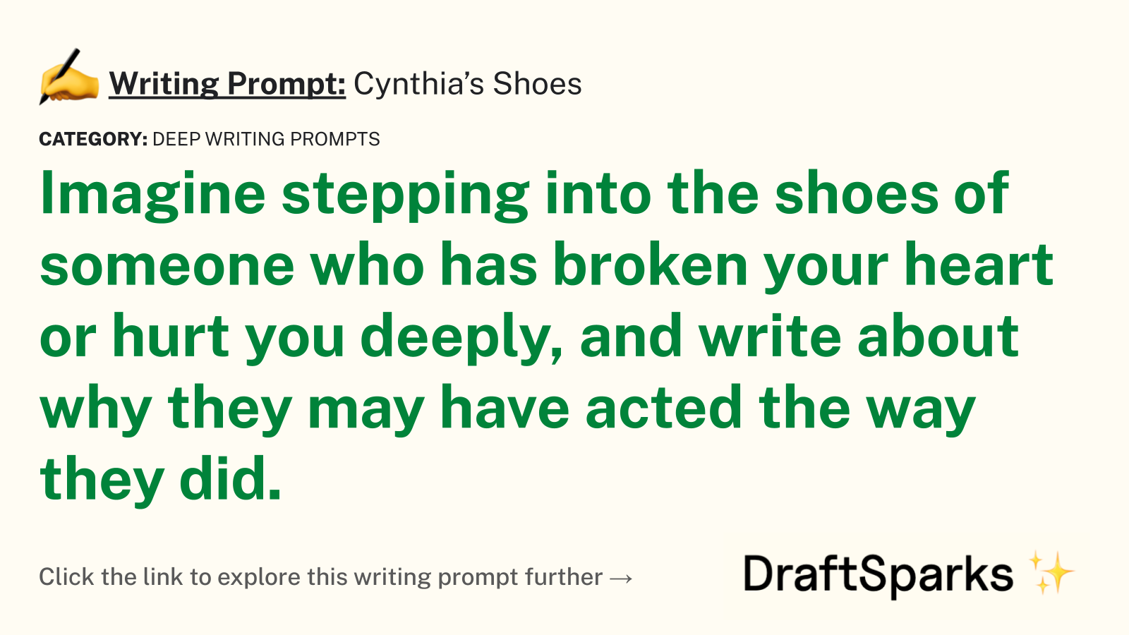 Cynthia’s Shoes