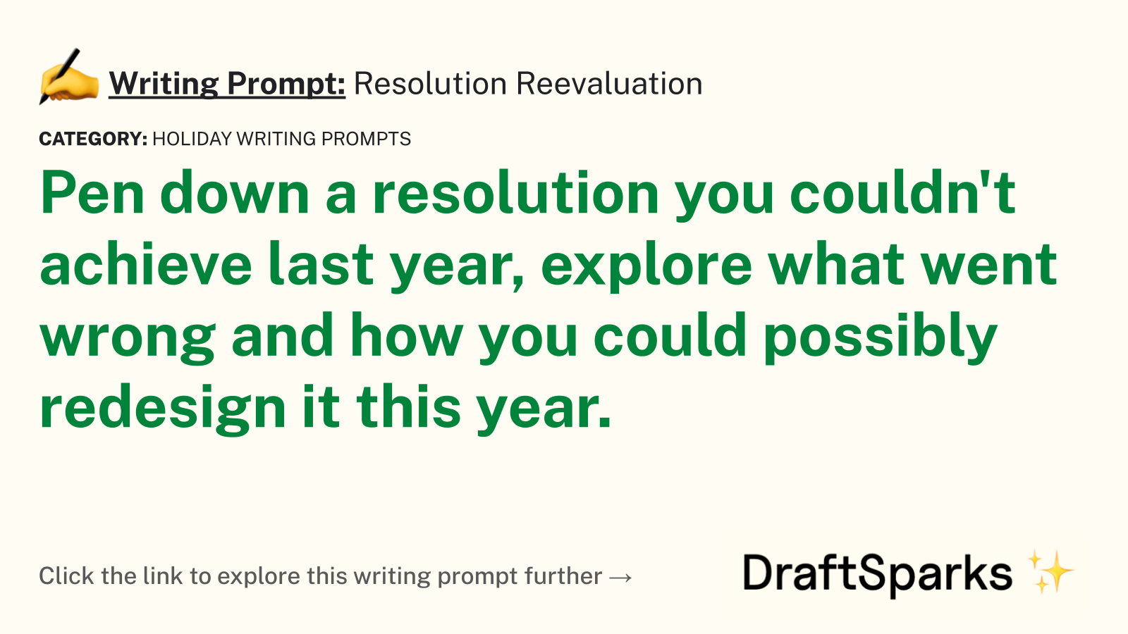 Resolution Reevaluation