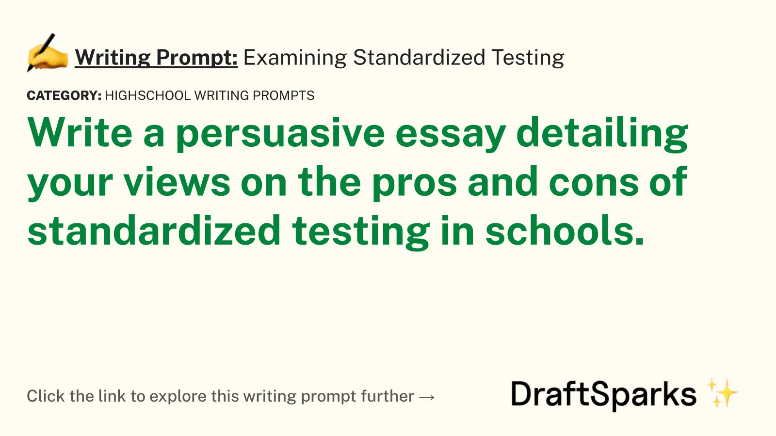Examining Standardized Testing