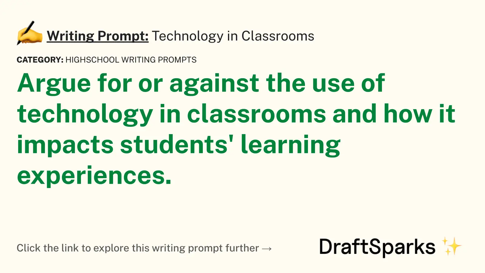 Technology in Classrooms