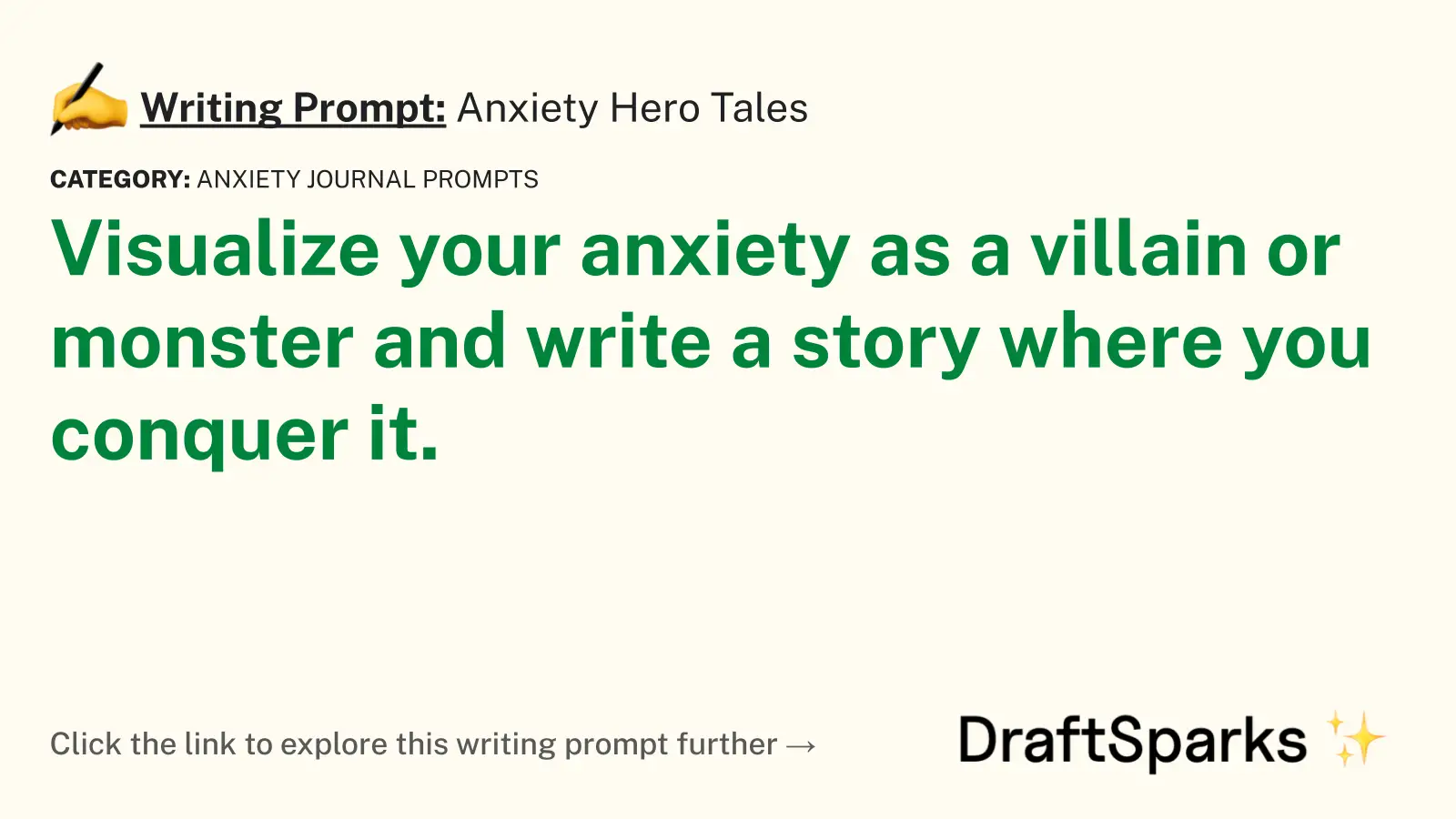 Anxiety Hero Tales