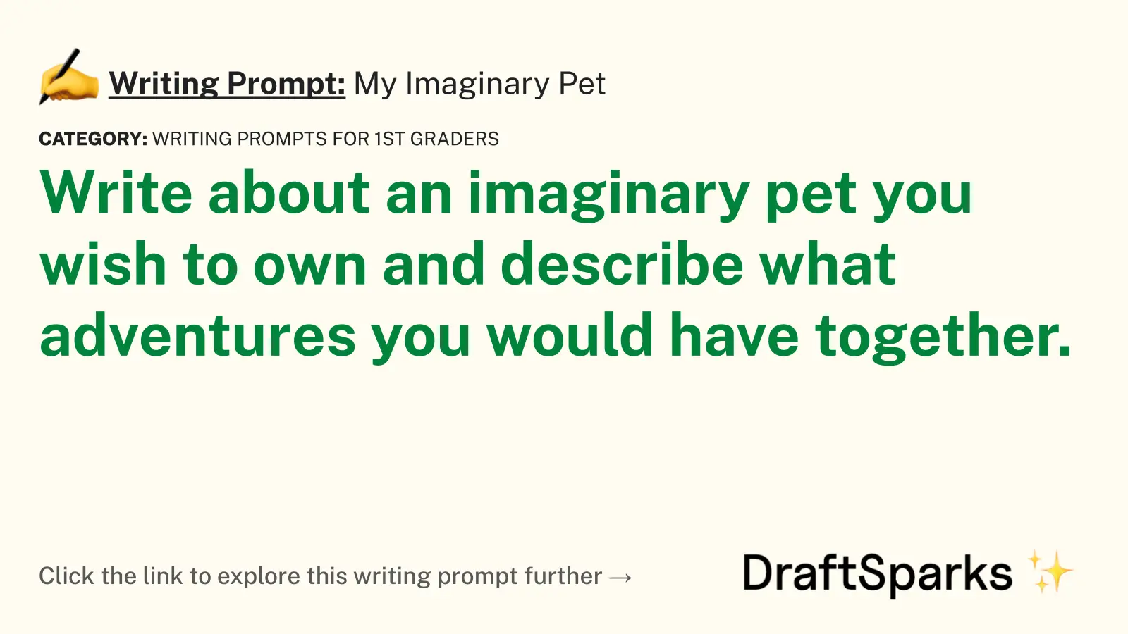 My Imaginary Pet