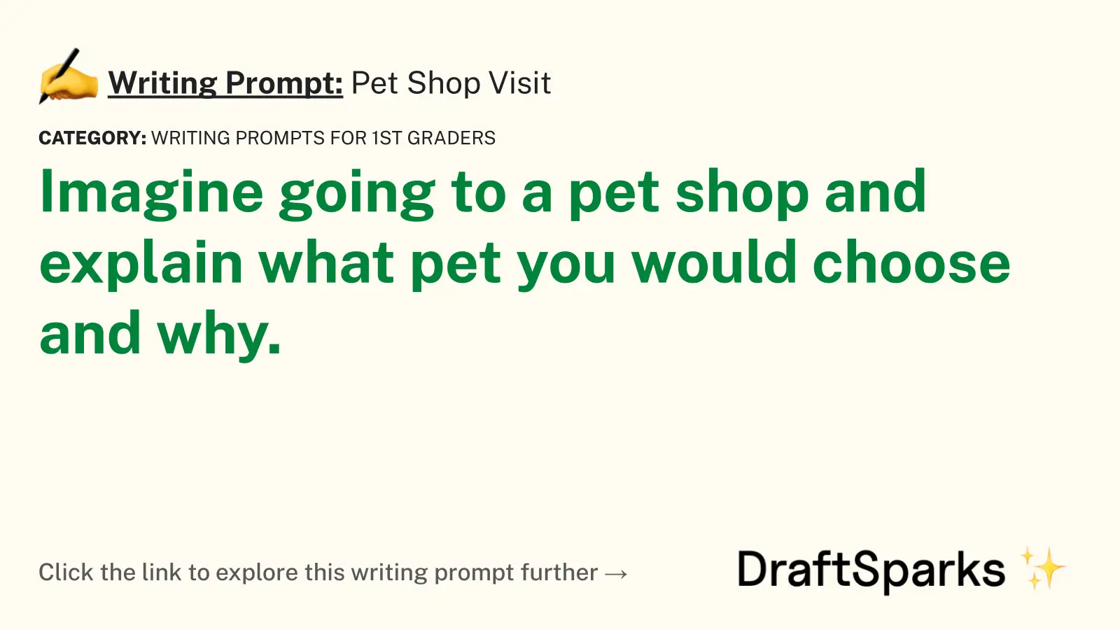 Pet Shop Visit