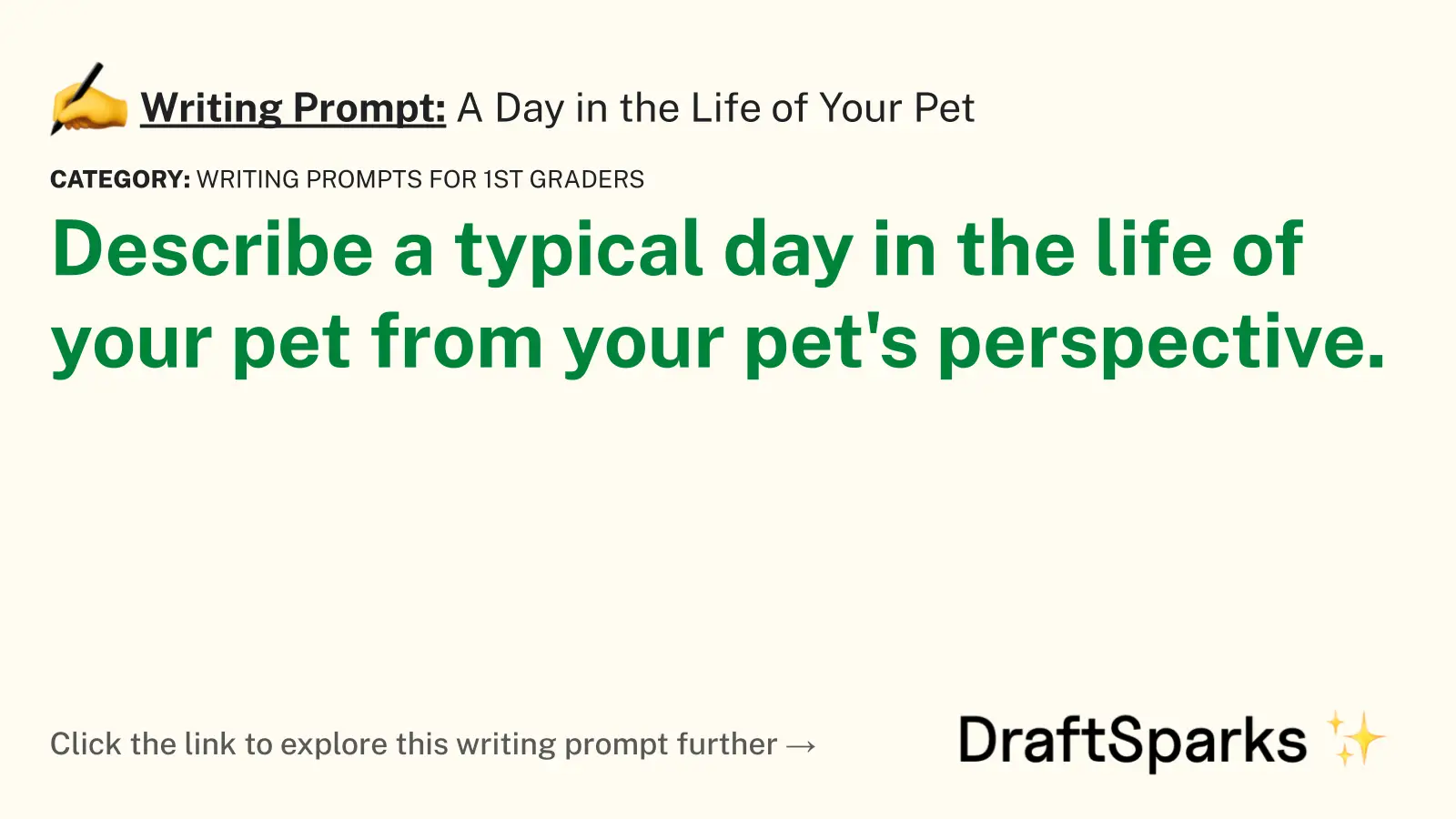 A Day in the Life of Your Pet