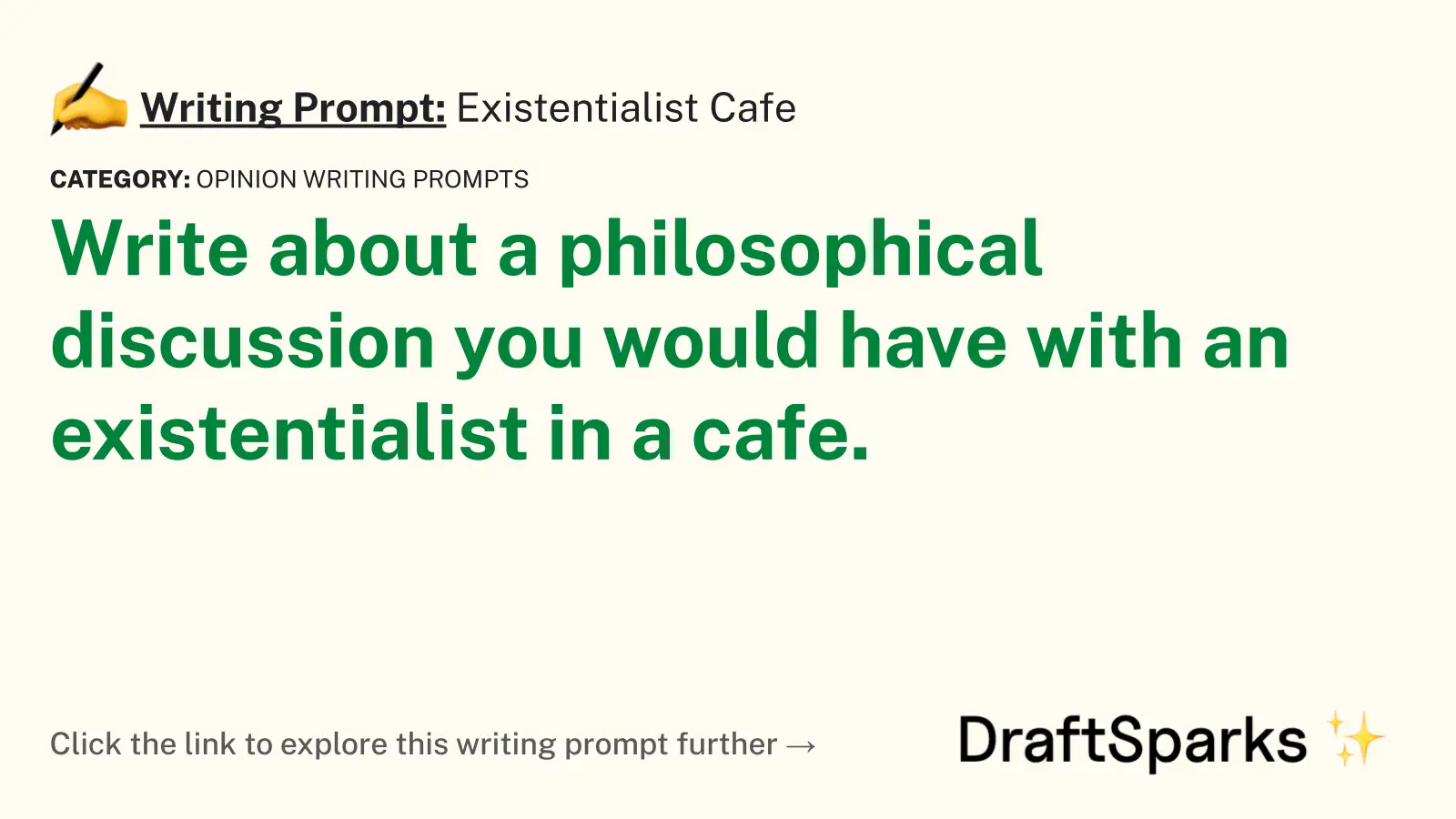 Existentialist Cafe