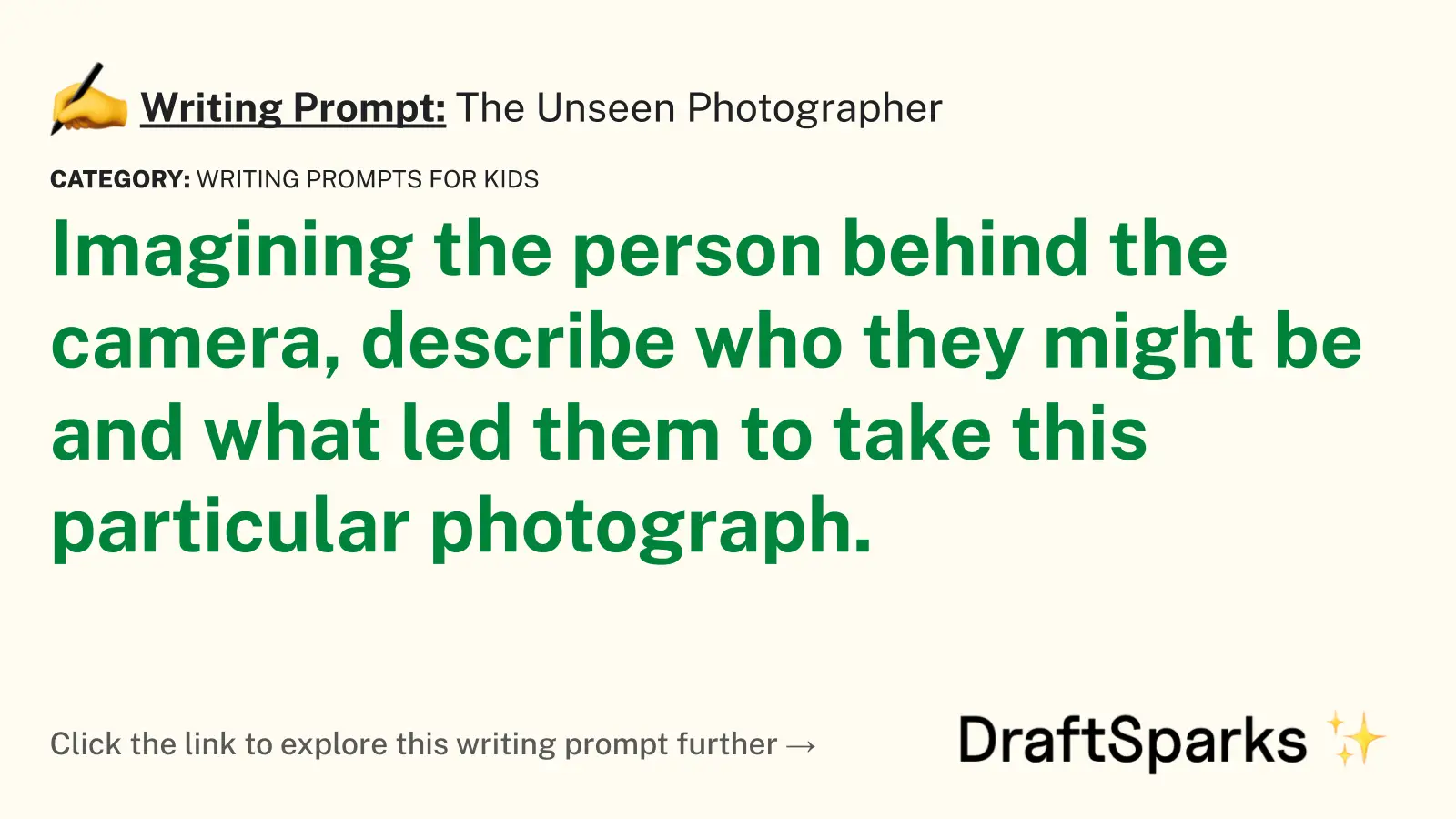 The Unseen Photographer
