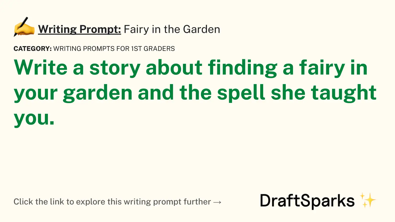 Fairy in the Garden