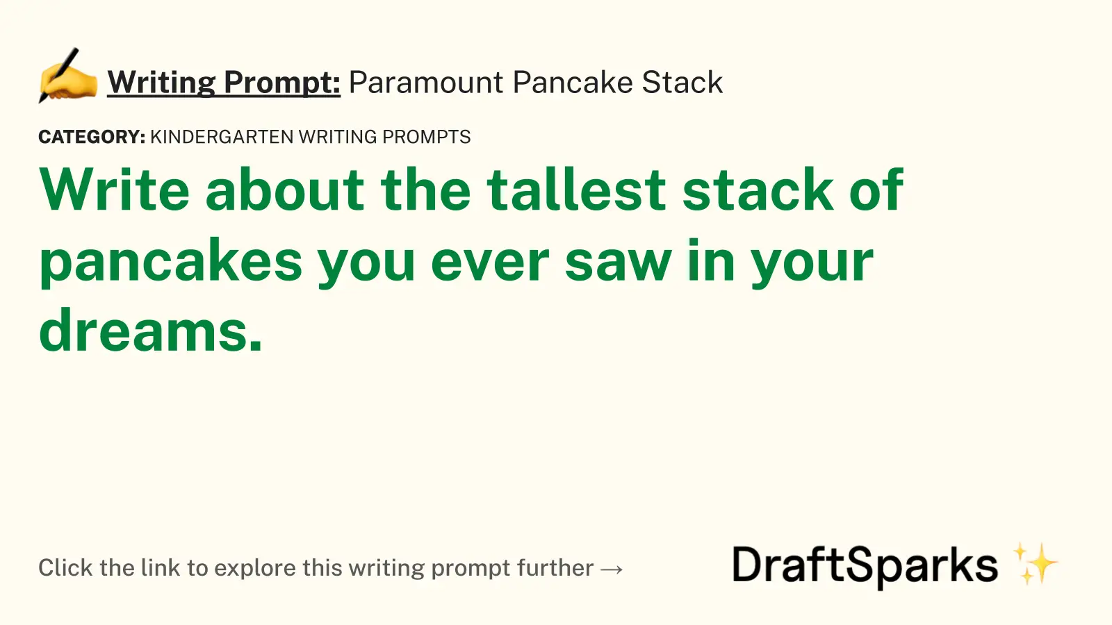 Paramount Pancake Stack