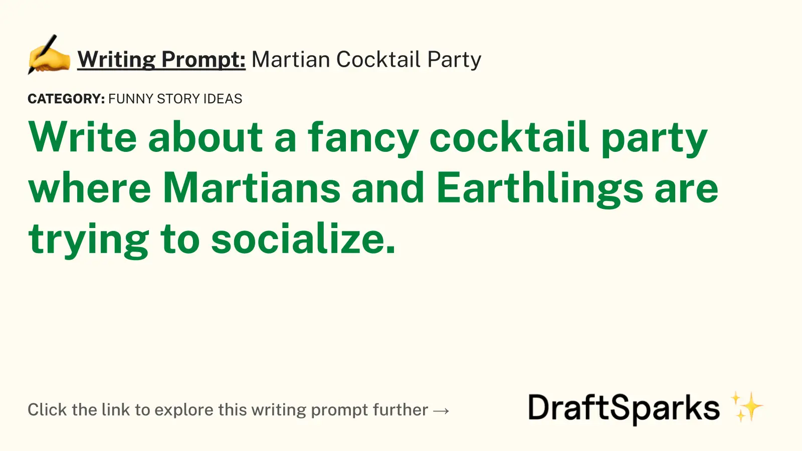 Martian Cocktail Party