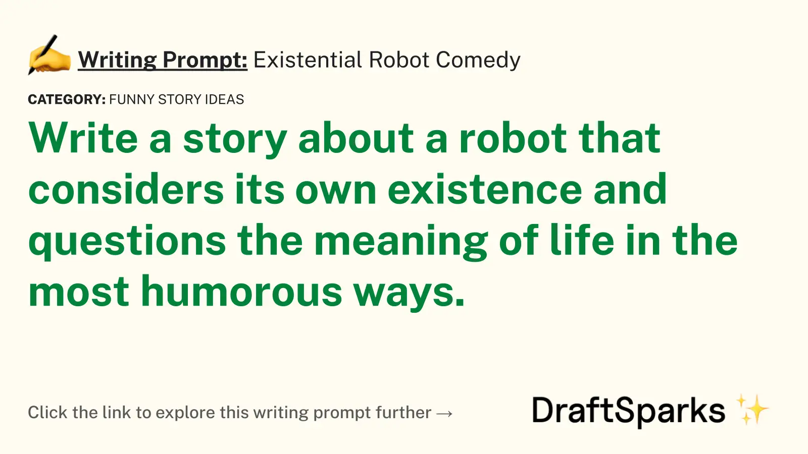 Existential Robot Comedy