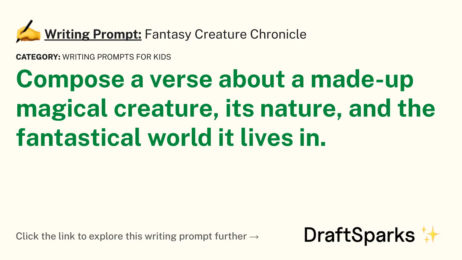 Fantasy Creature Chronicle