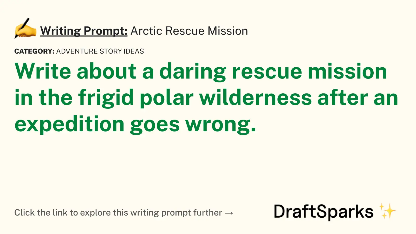 Arctic Rescue Mission