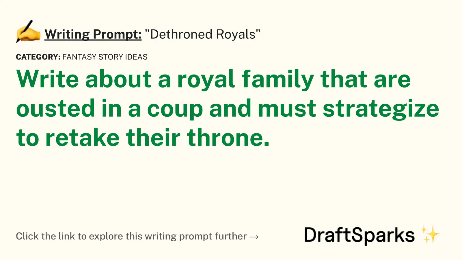 “Dethroned Royals”