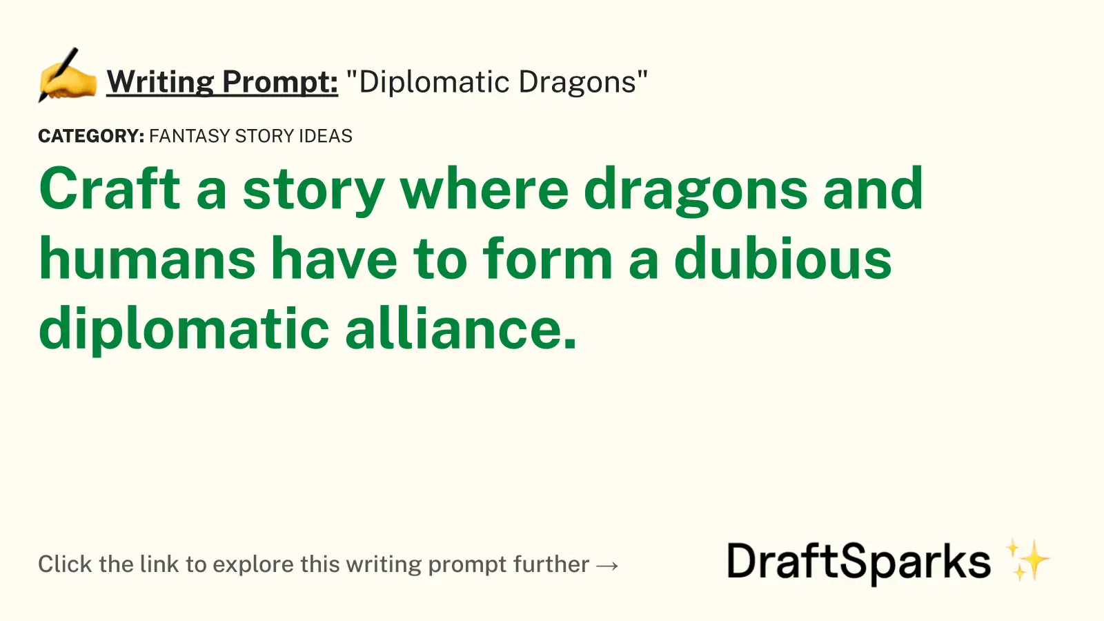 “Diplomatic Dragons”