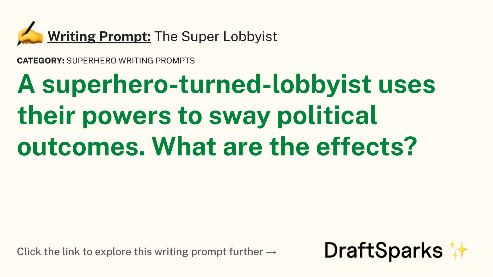 The Super Lobbyist