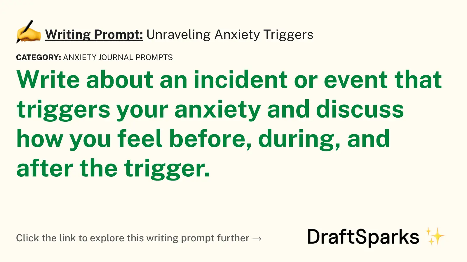 Unraveling Anxiety Triggers
