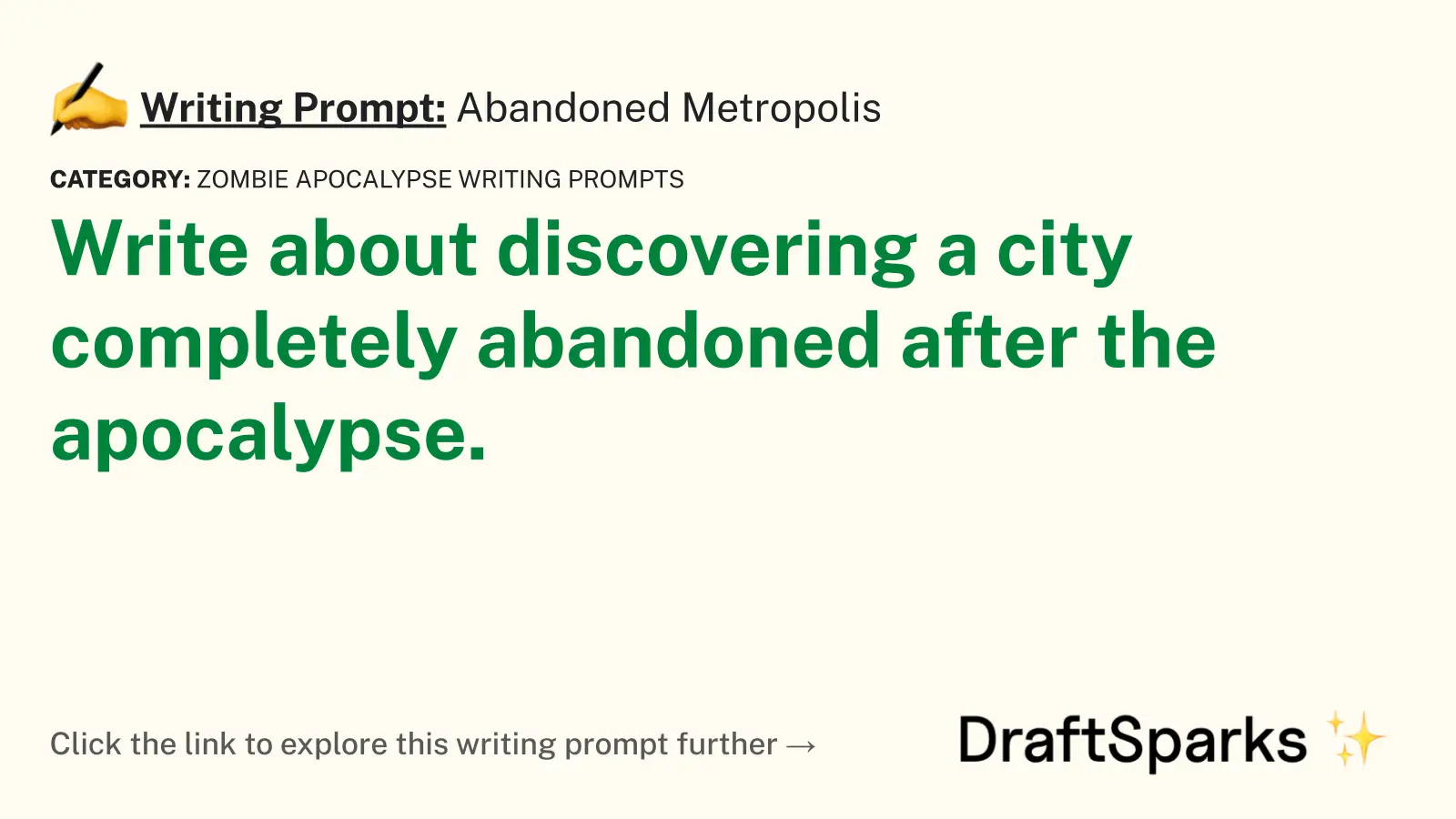 Abandoned Metropolis