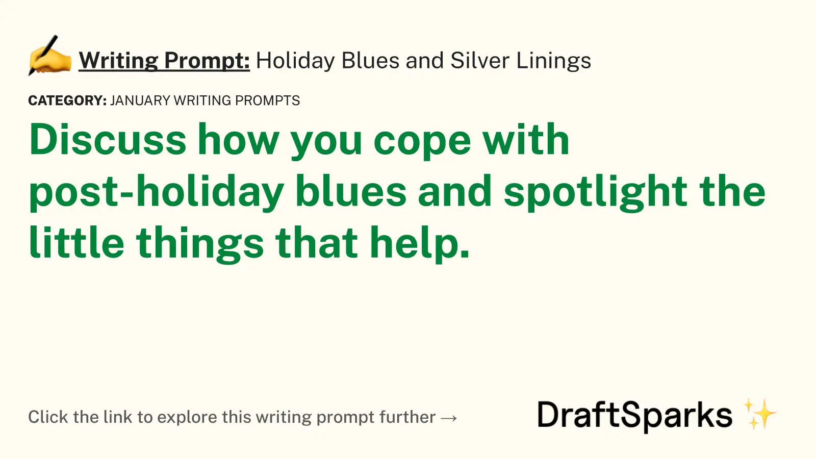 Holiday Blues and Silver Linings