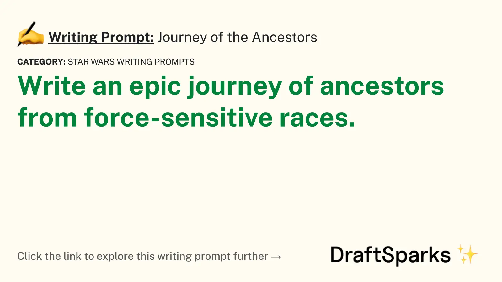 Journey of the Ancestors