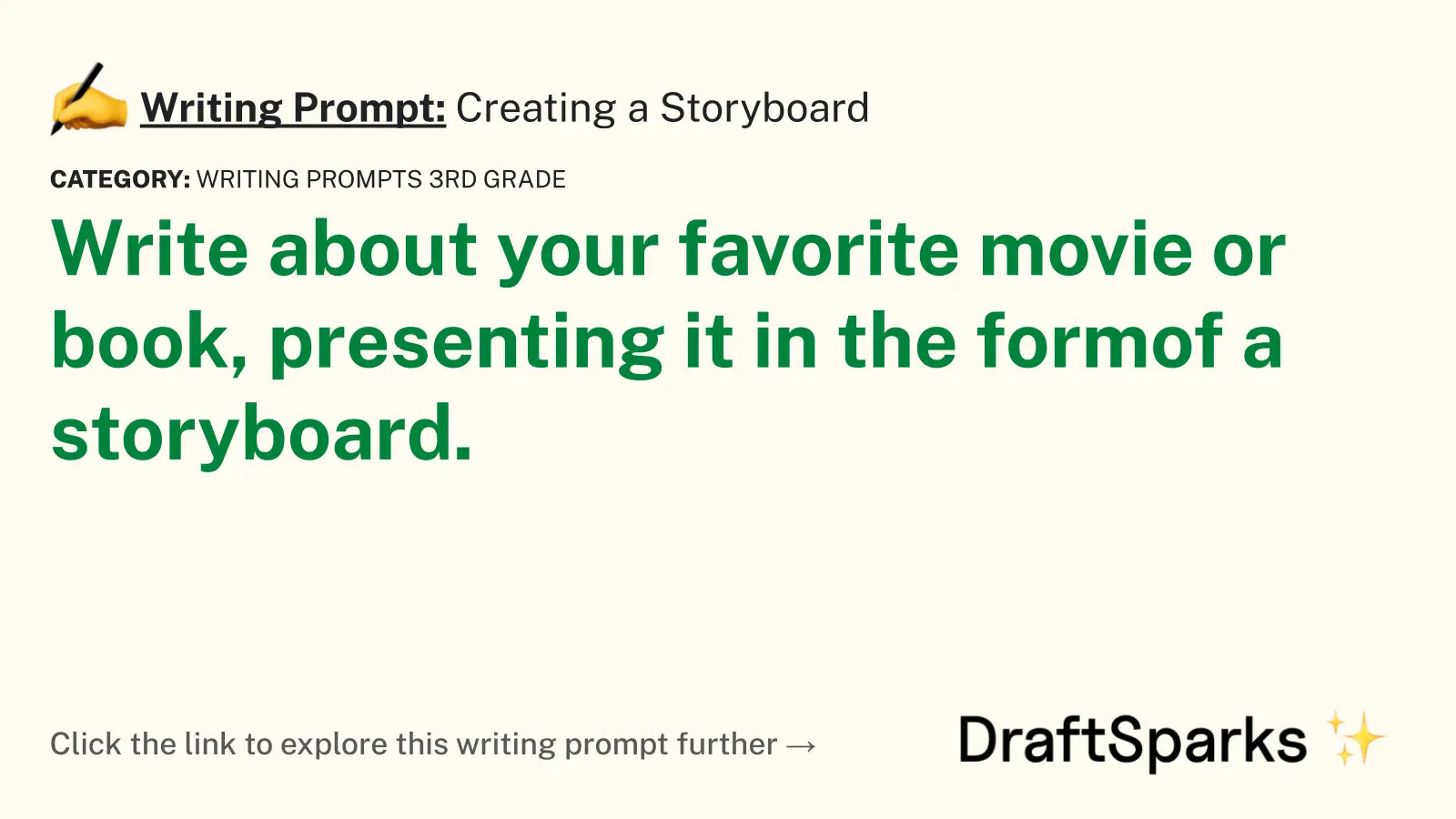 Creating a Storyboard