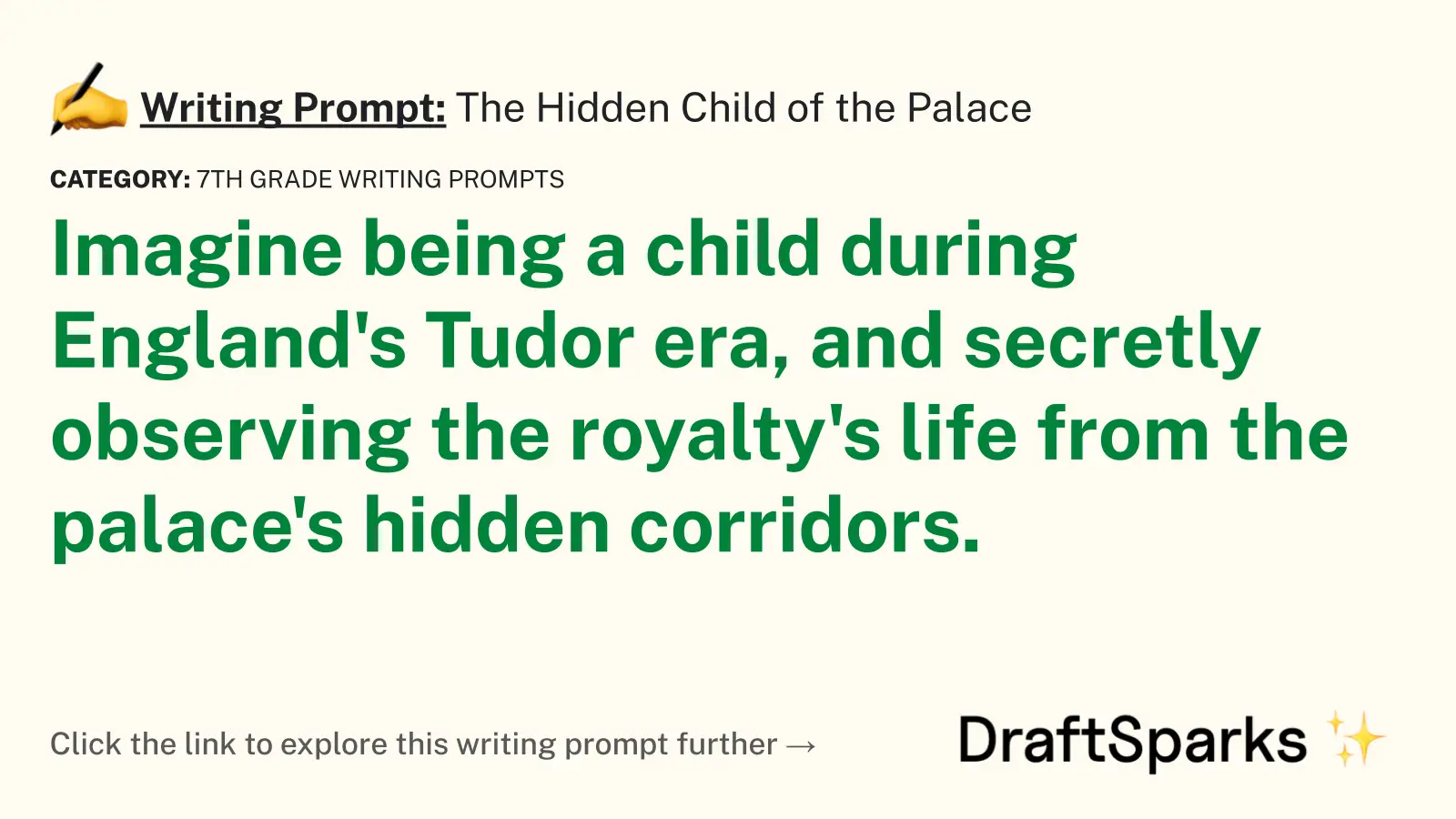 The Hidden Child of the Palace