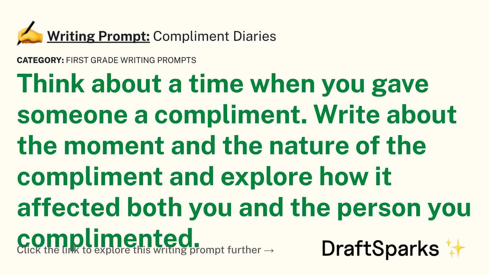 Compliment Diaries