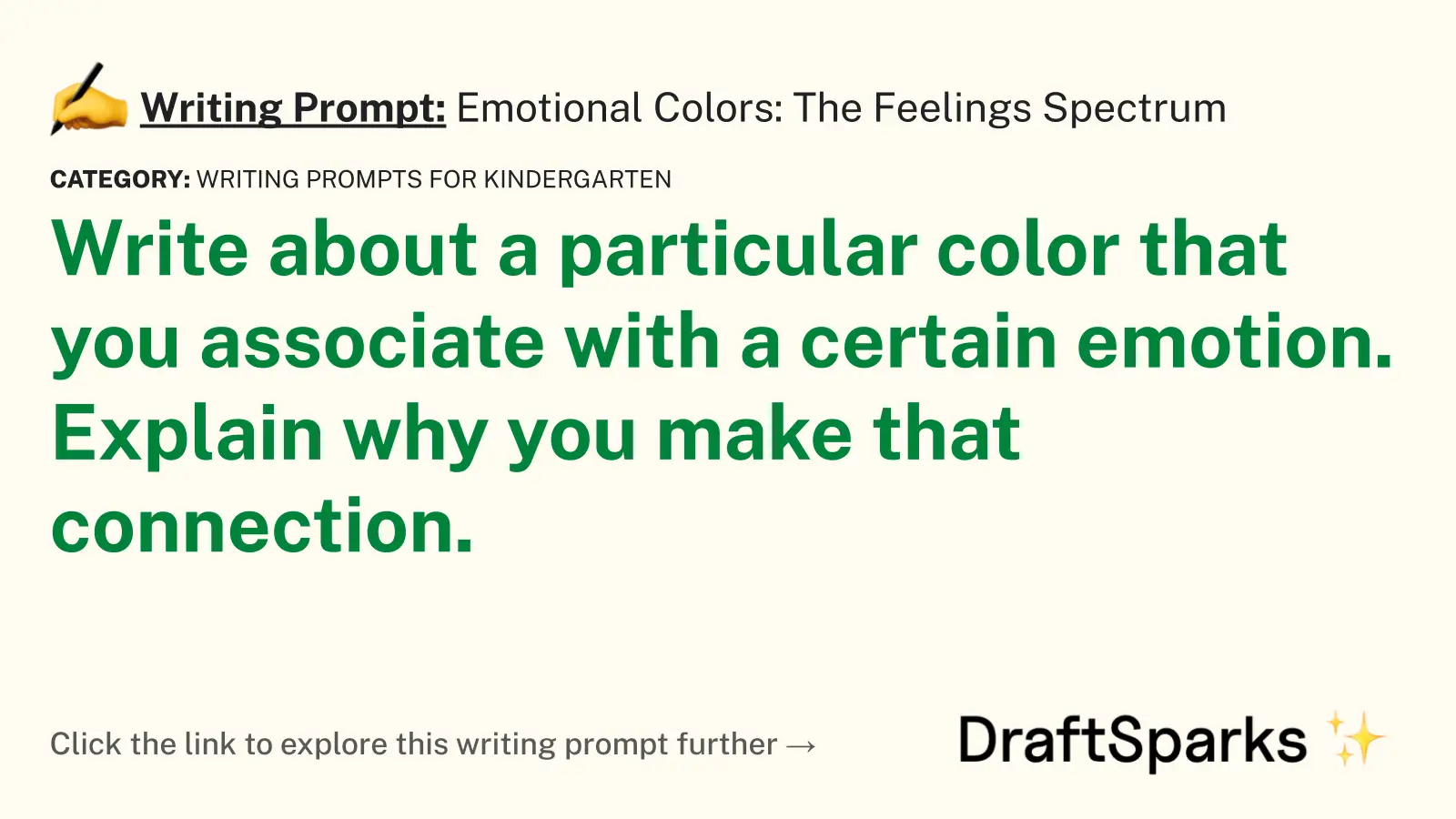 Emotional Colors: The Feelings Spectrum