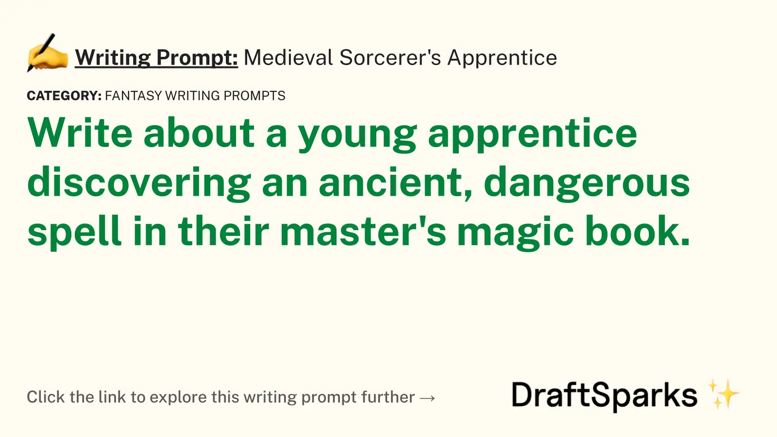 Medieval Sorcerer’s Apprentice