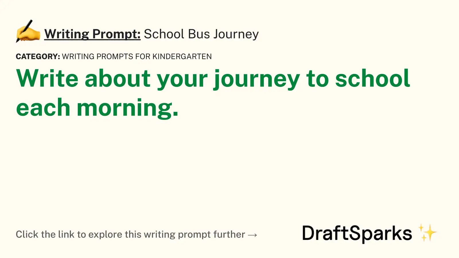 School Bus Journey