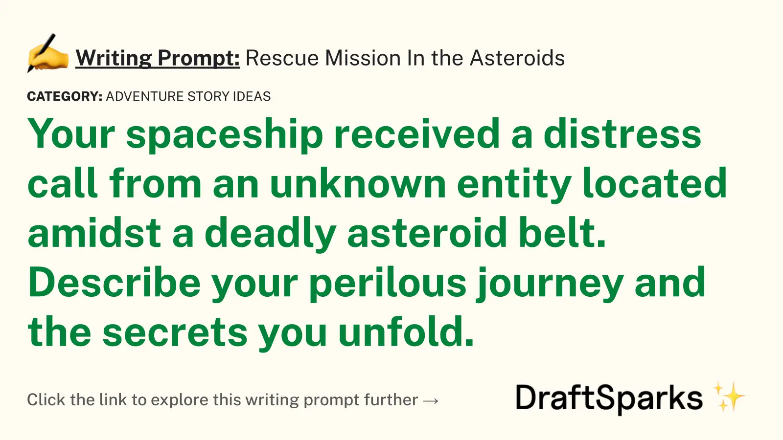 Rescue Mission In the Asteroids