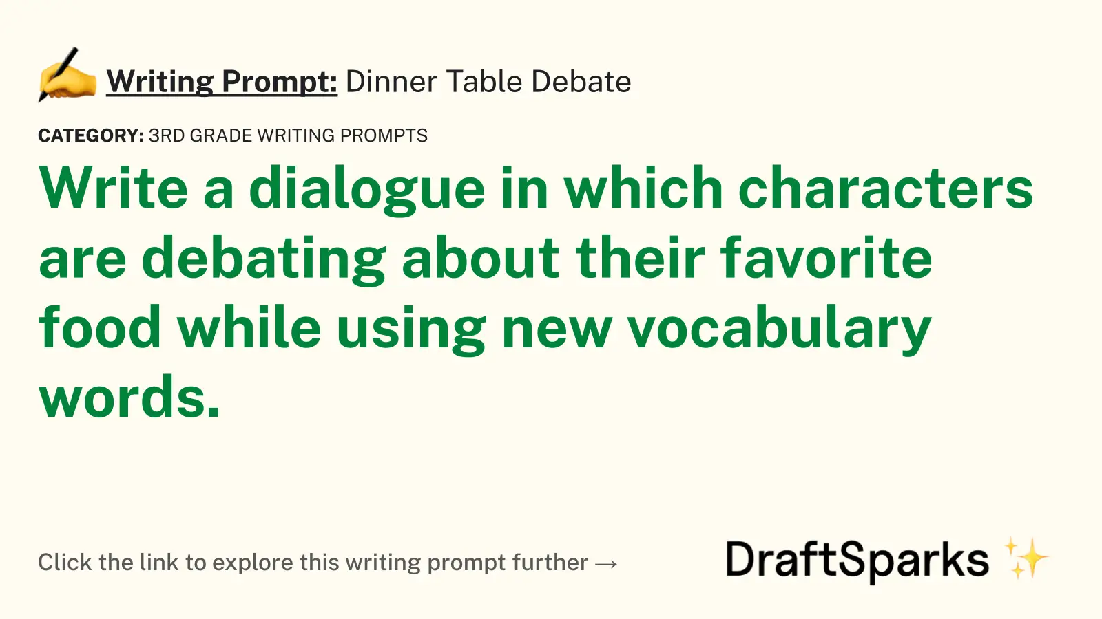 Dinner Table Debate