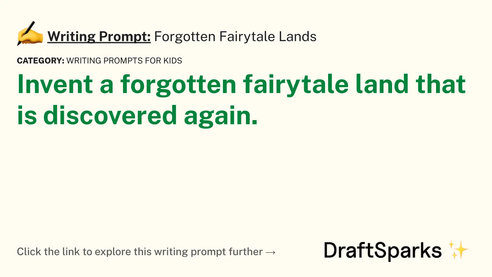 Forgotten Fairytale Lands