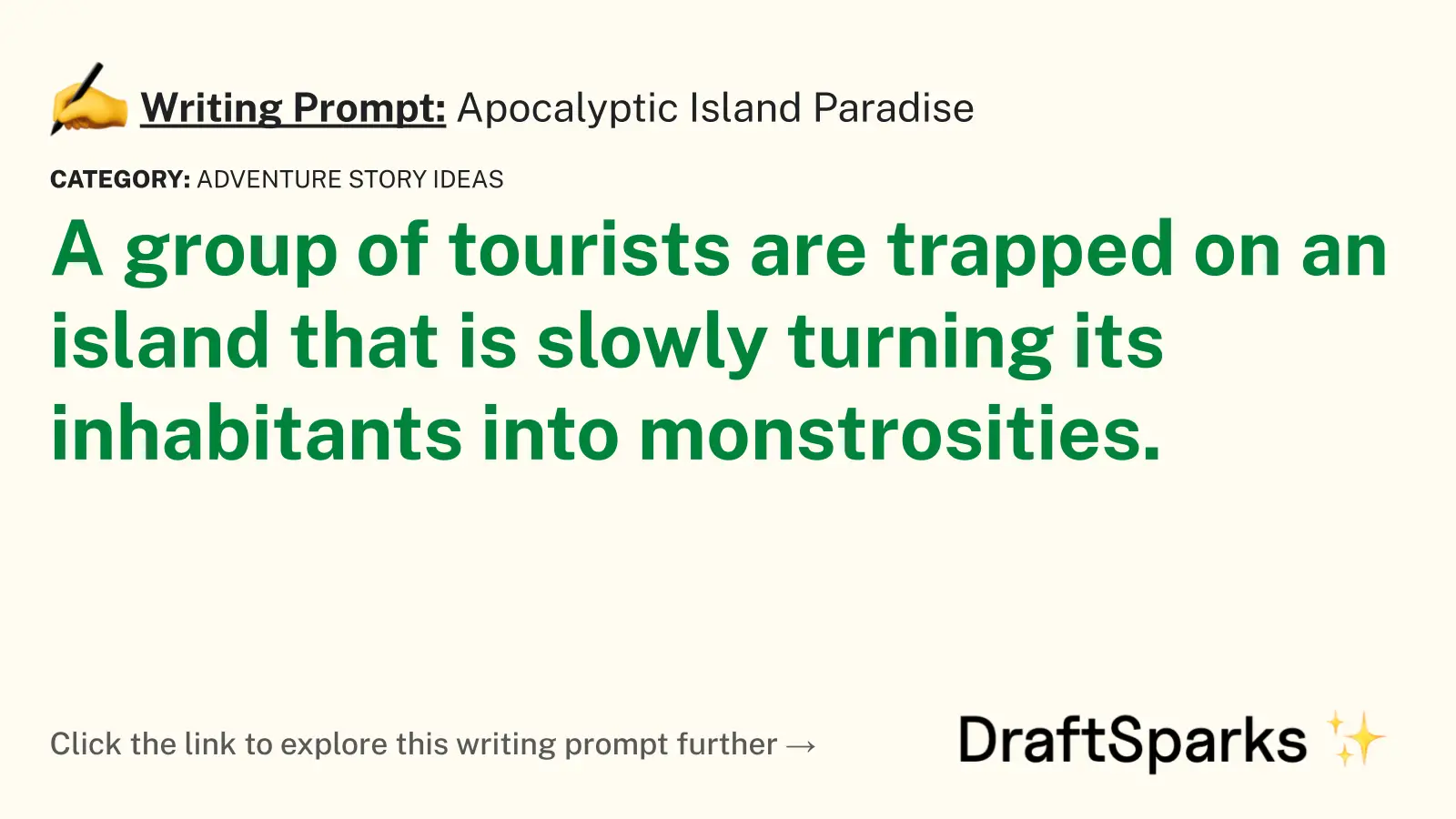 Apocalyptic Island Paradise