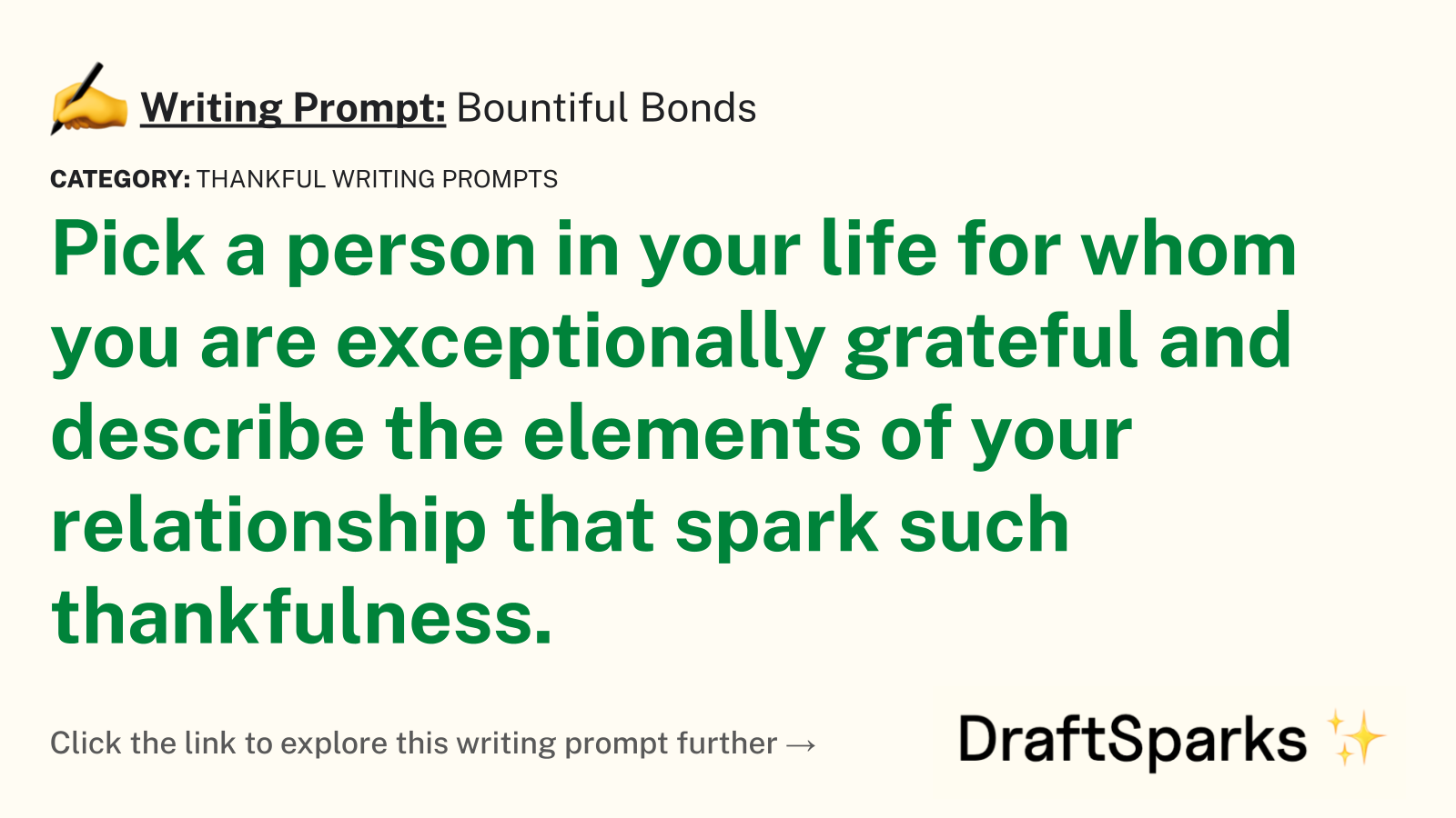 Bountiful Bonds